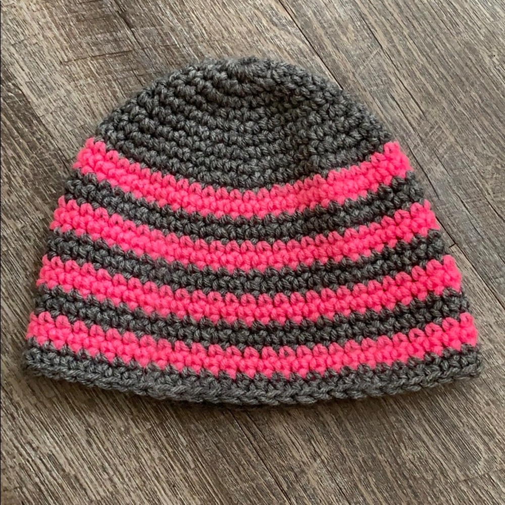 Handmade knit beanie